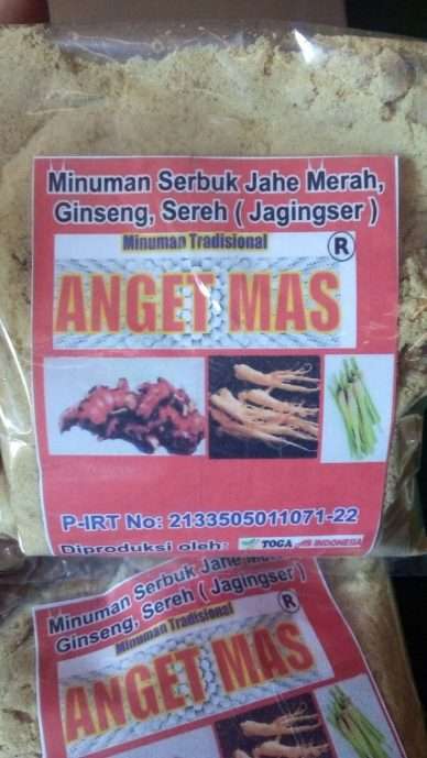 sari jahe merah ginseng