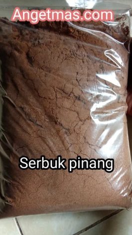 Serbuk pinang asli kualitas premium